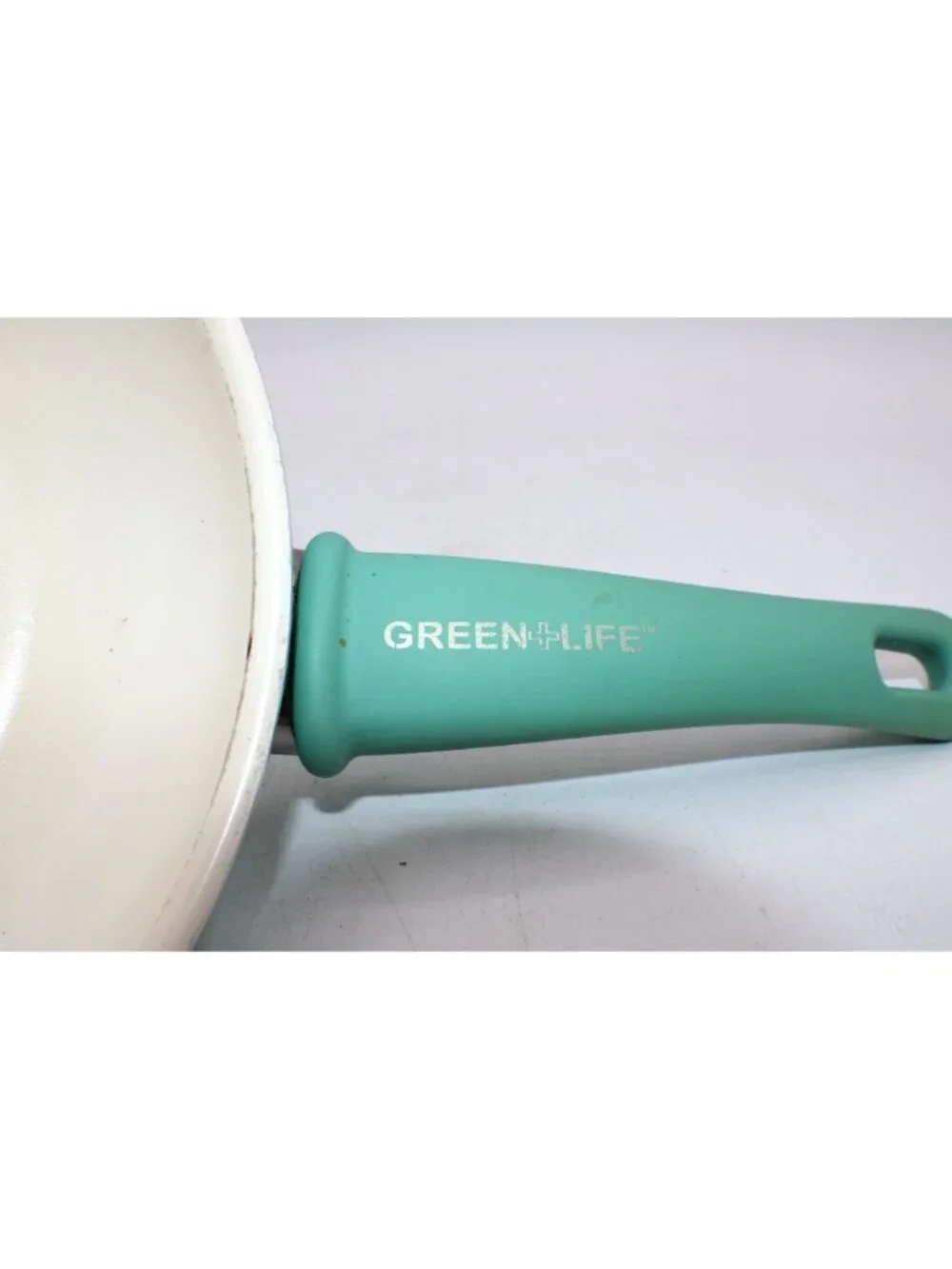 GreenLife Turquoise Ceramic Non‑Stick Frying Pan 8 in - Skillet Soft Grip Handle